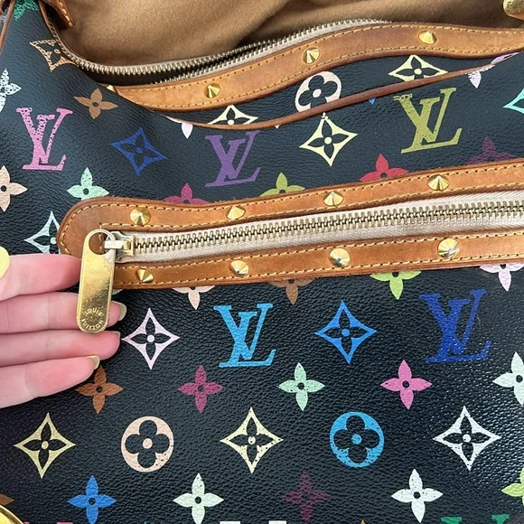 Louis Vuitton Black Multicolor Takashi Murakami shoulder bag - Picture 4 of 8